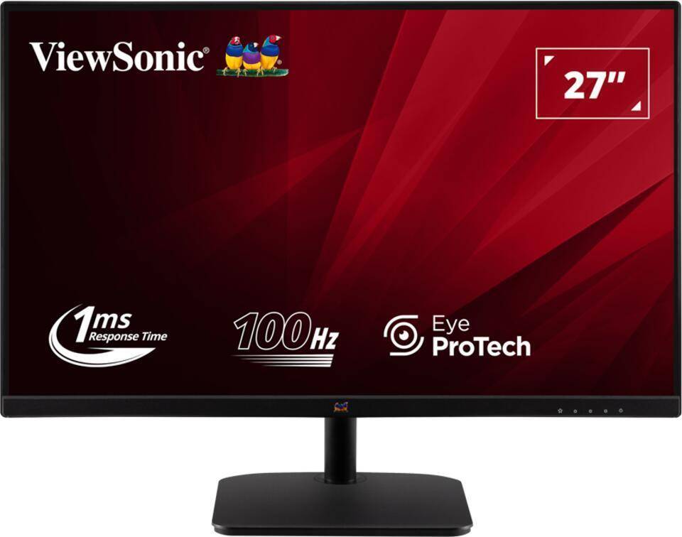 Viewsonic VA2732-H-2 LED display 68,6 cm [27] 1920 x 1080 Pixel Full HD Nero (VA2732-H-2 27IN 16:9 LCD - MONITOR 1920X10-0