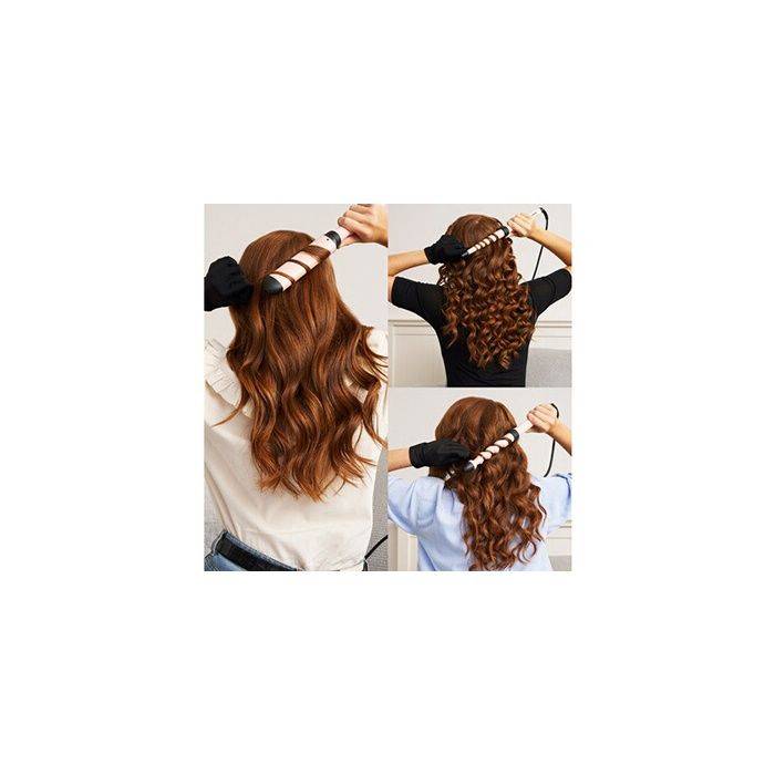BaByliss Curl e Wave Trio Ferro per ricci Caldo Nero Rosa 58 W 2.5 m-3