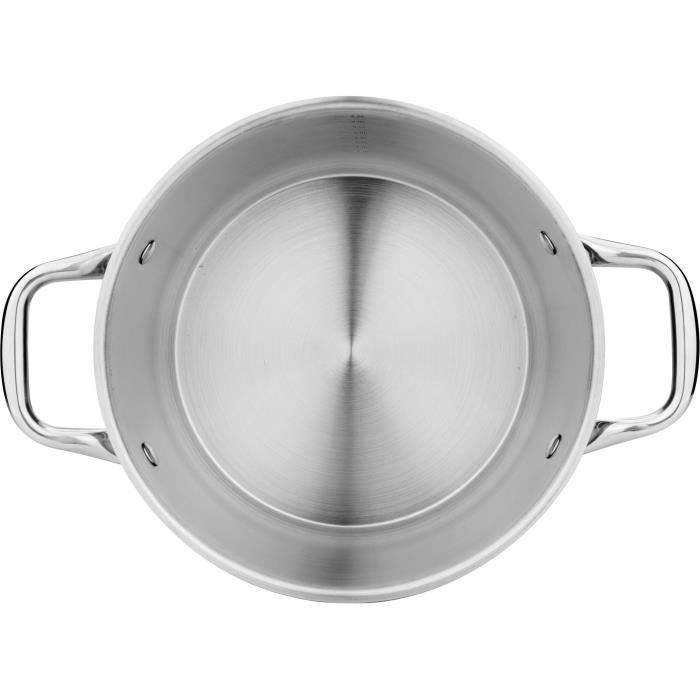 AM3549 Arthur Martin Pentola 24 cm con coperchio – Acciaio inossidabile – Tutte le fonti di calore compresa l'induzione-2