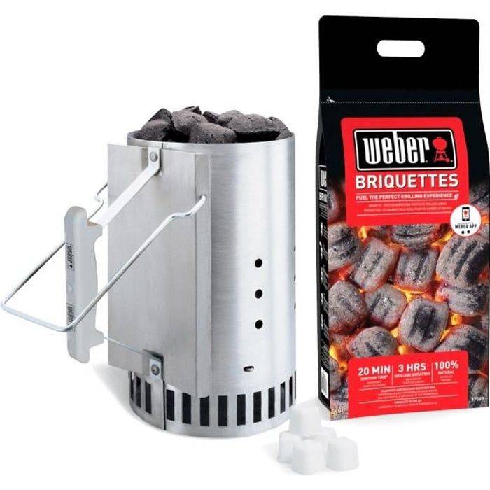 Ciminiera di Accensione per Barbecue Weber 20,57 x 32,26 x 31,75 cm-0