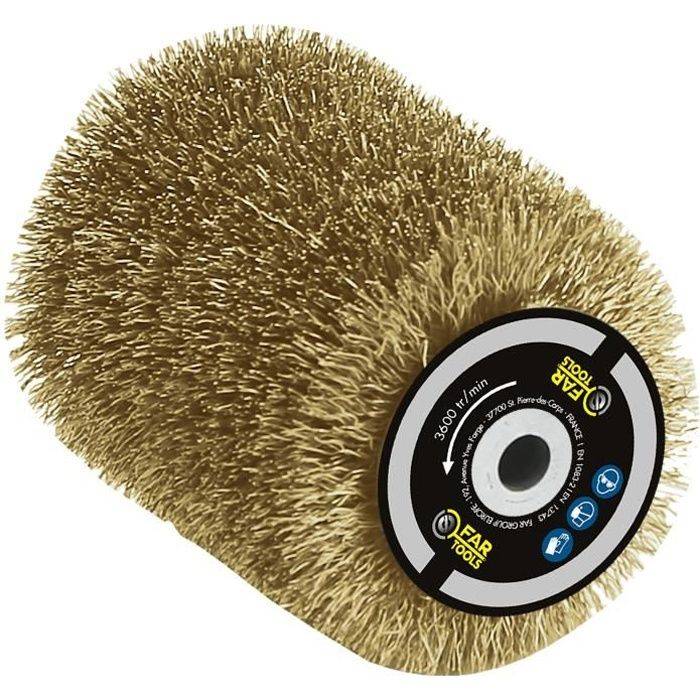 Spazzola abrasiva Fartools Ottone Ø 80 mm-0