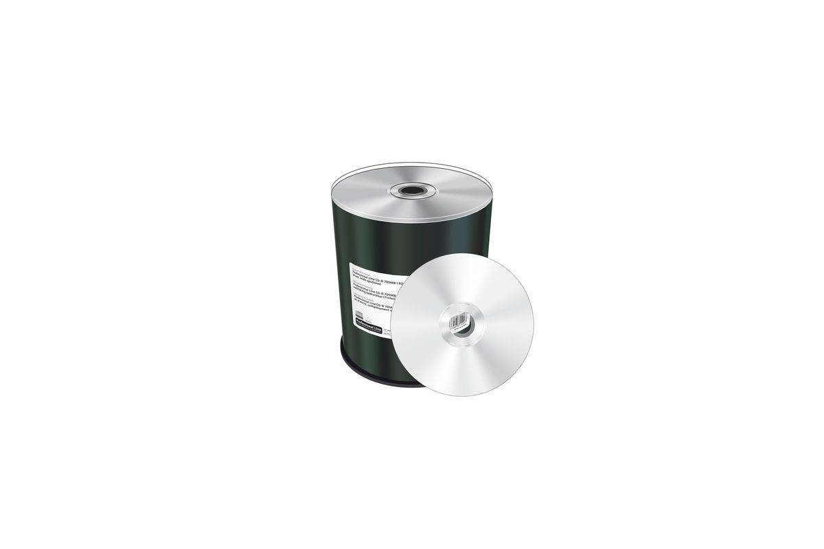 MediaRange CD-R 700MB 80min 52x 100 scatola per torte argento-0