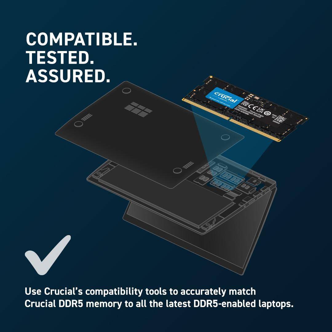 Crucial ct16g56c46s5 memoria 16 gb 1 x 16 gb ddr5 5600 mhz data integrity check (verifica integrità dati)-3