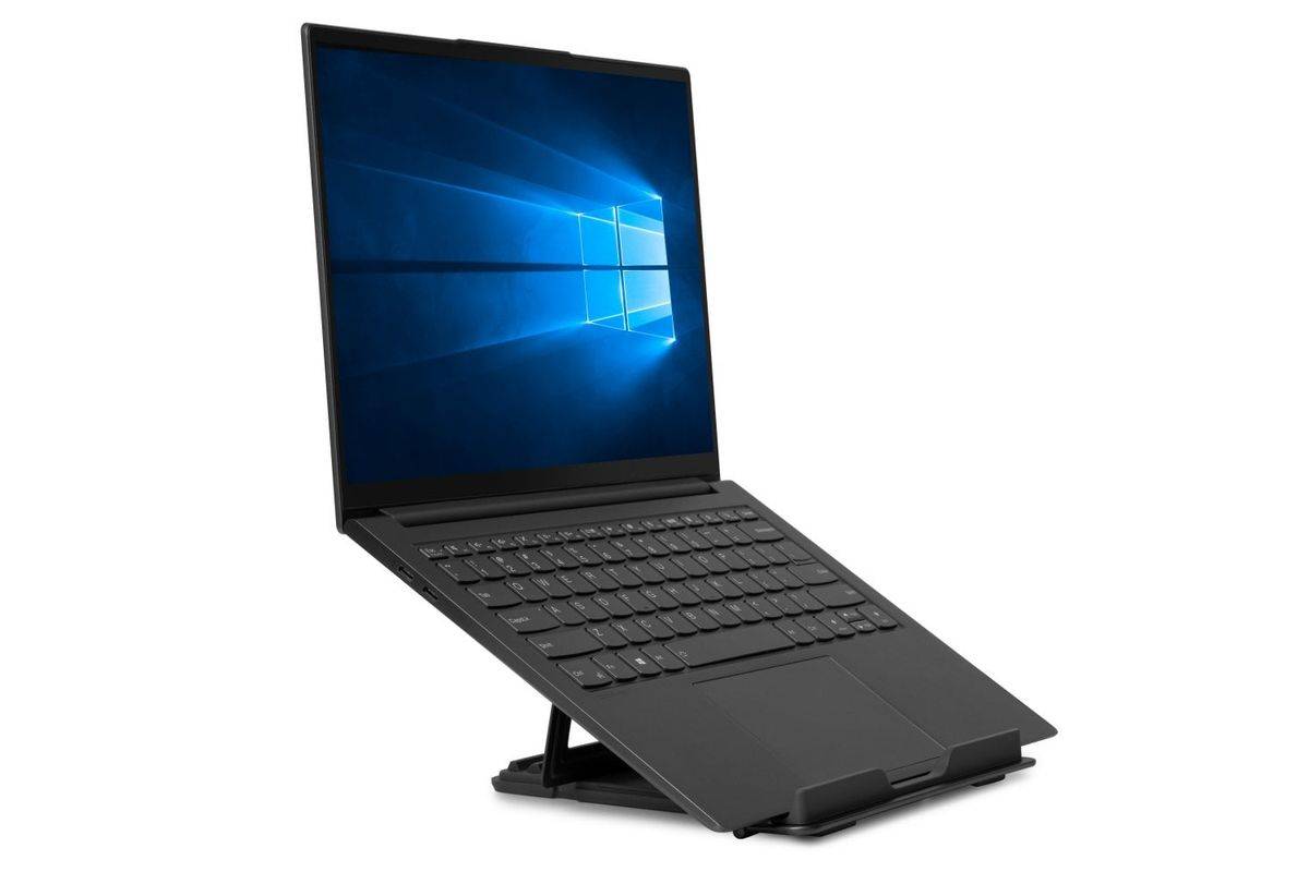Lindy 20917 supporto per laptop Braccio per computer portatile Nero, Argento-2