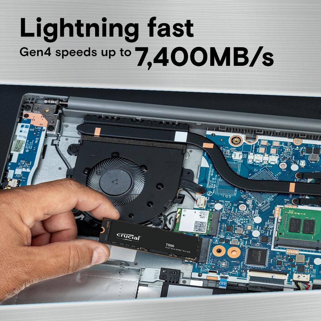 HARD DISK SSD 500GB T500 M.2 GEN4 NVME 2280 (CT500T500SSD8)-1