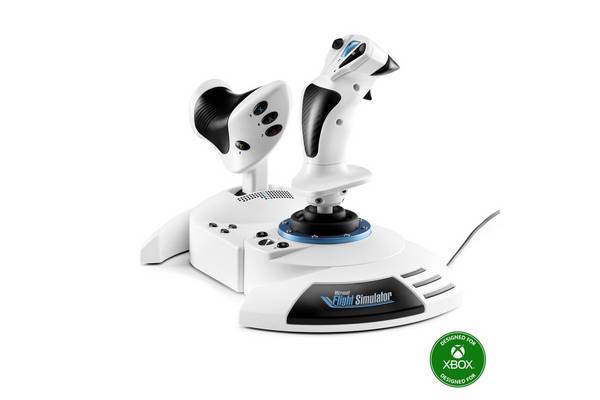 Thrustmaster T.Flight Hotas One Microsoft Flight Simulator Edition Nero Bianco USB Joystick  leva di controllo del motor