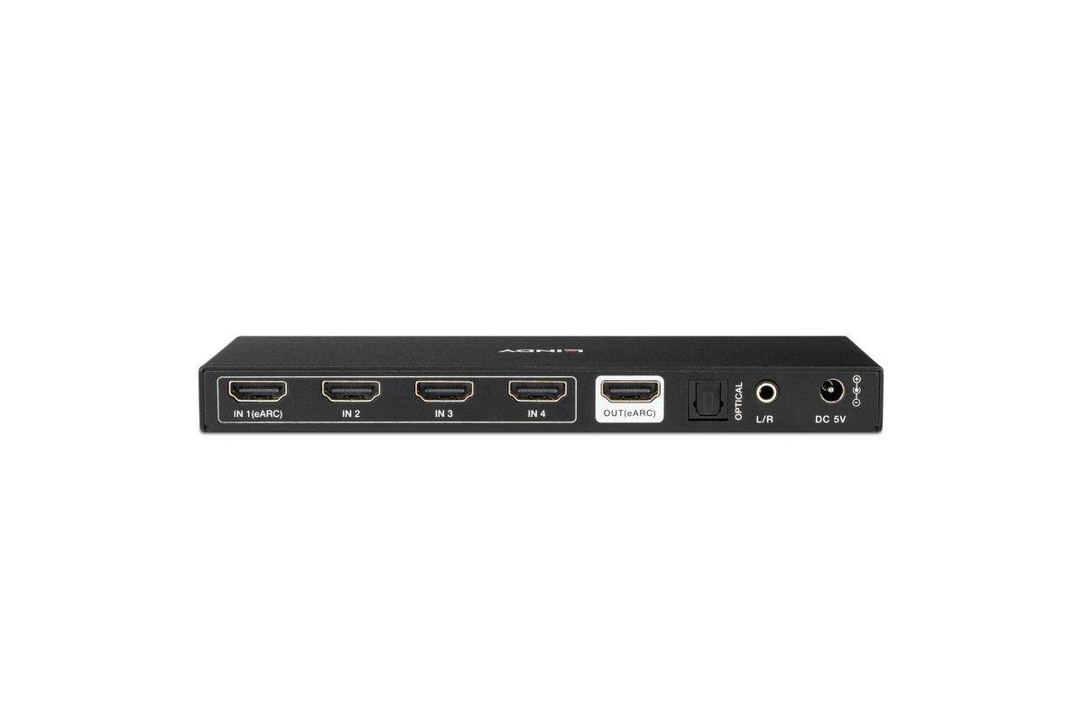 Lindy 4 Port HDMI 8K60 Switch mit eARC (38386)-2