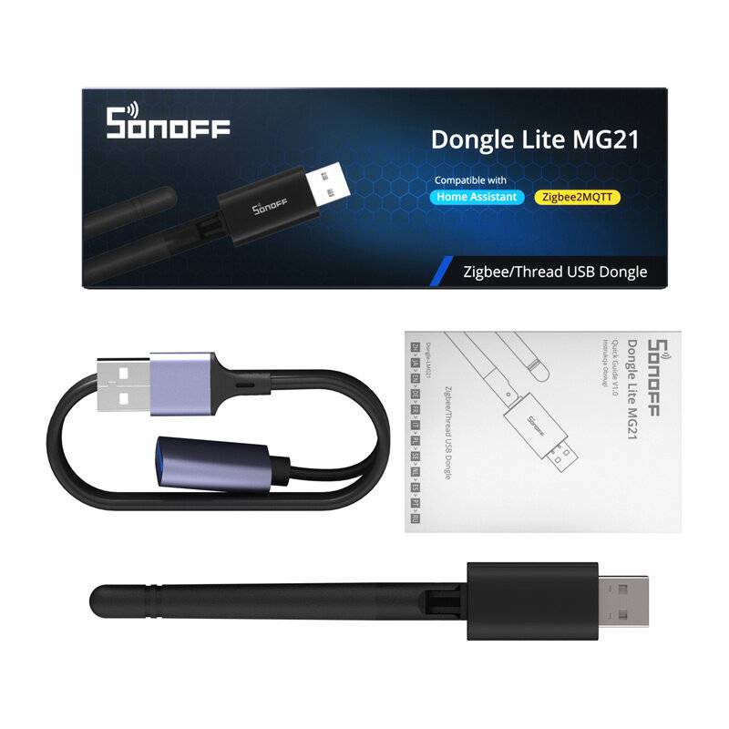 Immagine simbolo per Sonoff - Dongle-LMG21 - Bramka ZigBee SONOFF Dongle-LMG21 (Home Assistant, openHAB, Zigbee2MQTT)