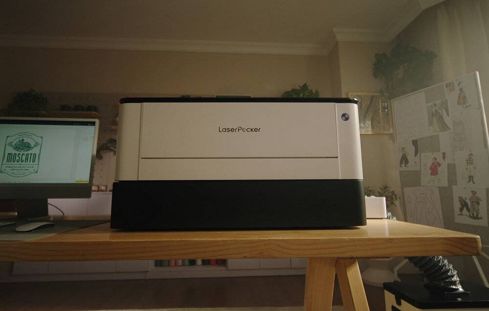 Immagine premio per LaserPecker - LX2-40B - LaserPecker LX2 40-W-Lasergravierer