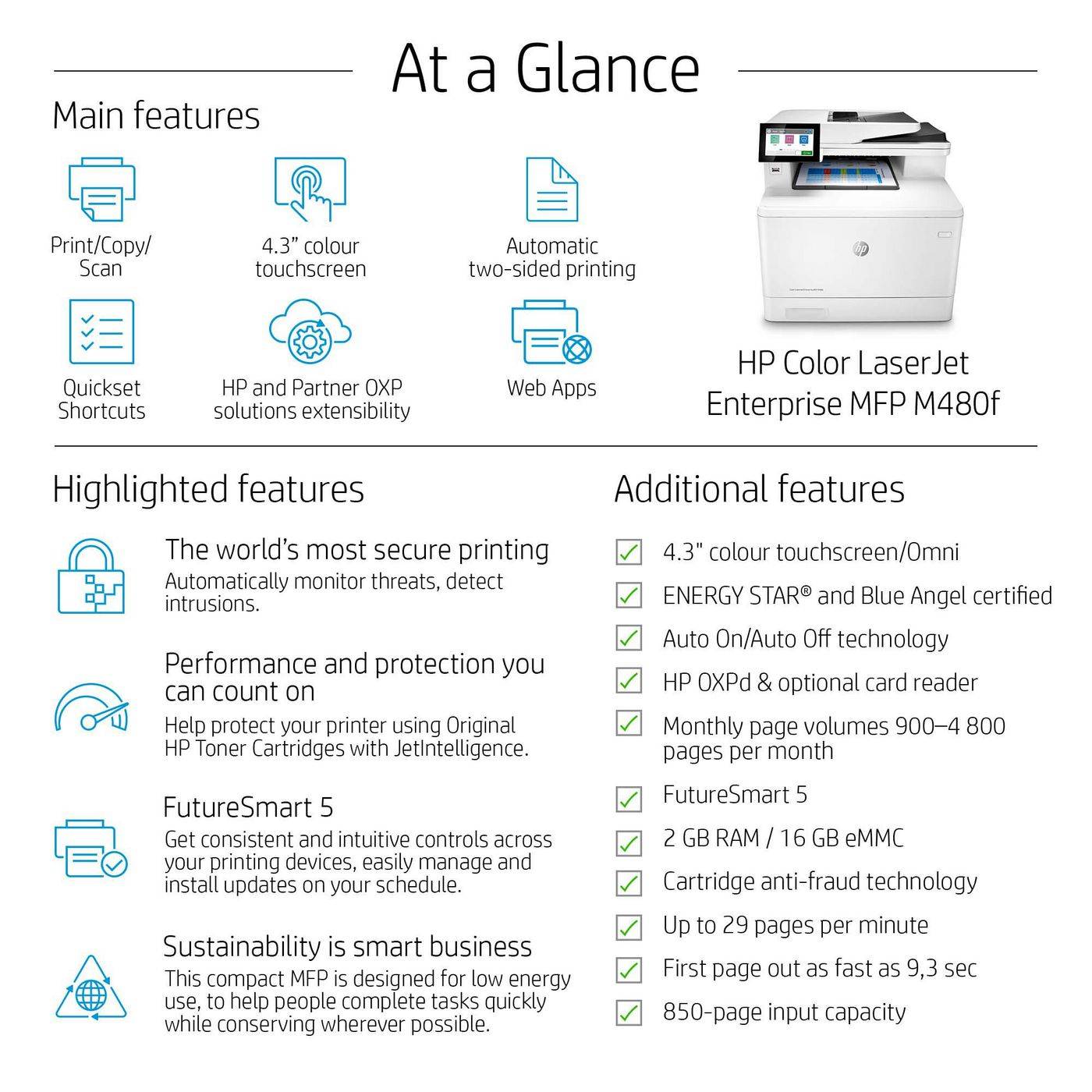 Hewlett Packard Enterprise Color Laserjet Enterprise Mfp (3QA55A)-3