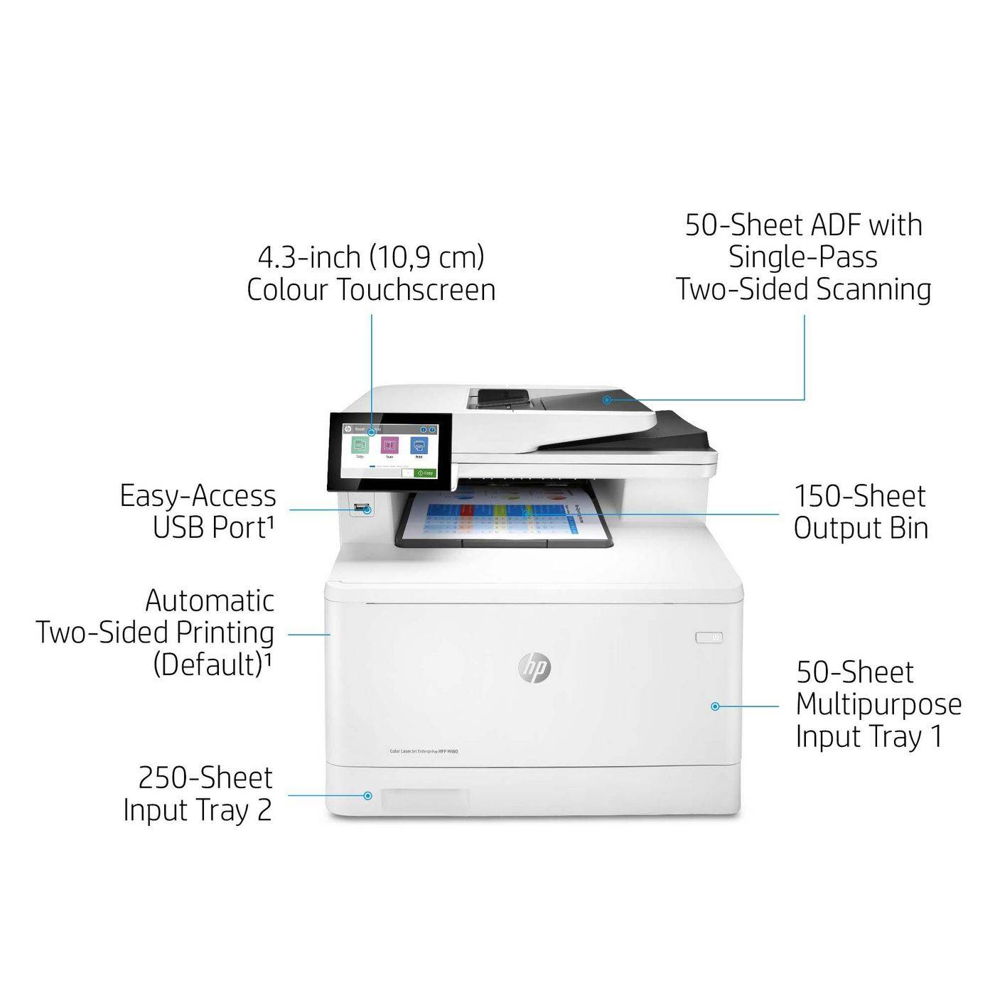 Hewlett Packard Enterprise Color Laserjet Enterprise Mfp (3QA55A)-4