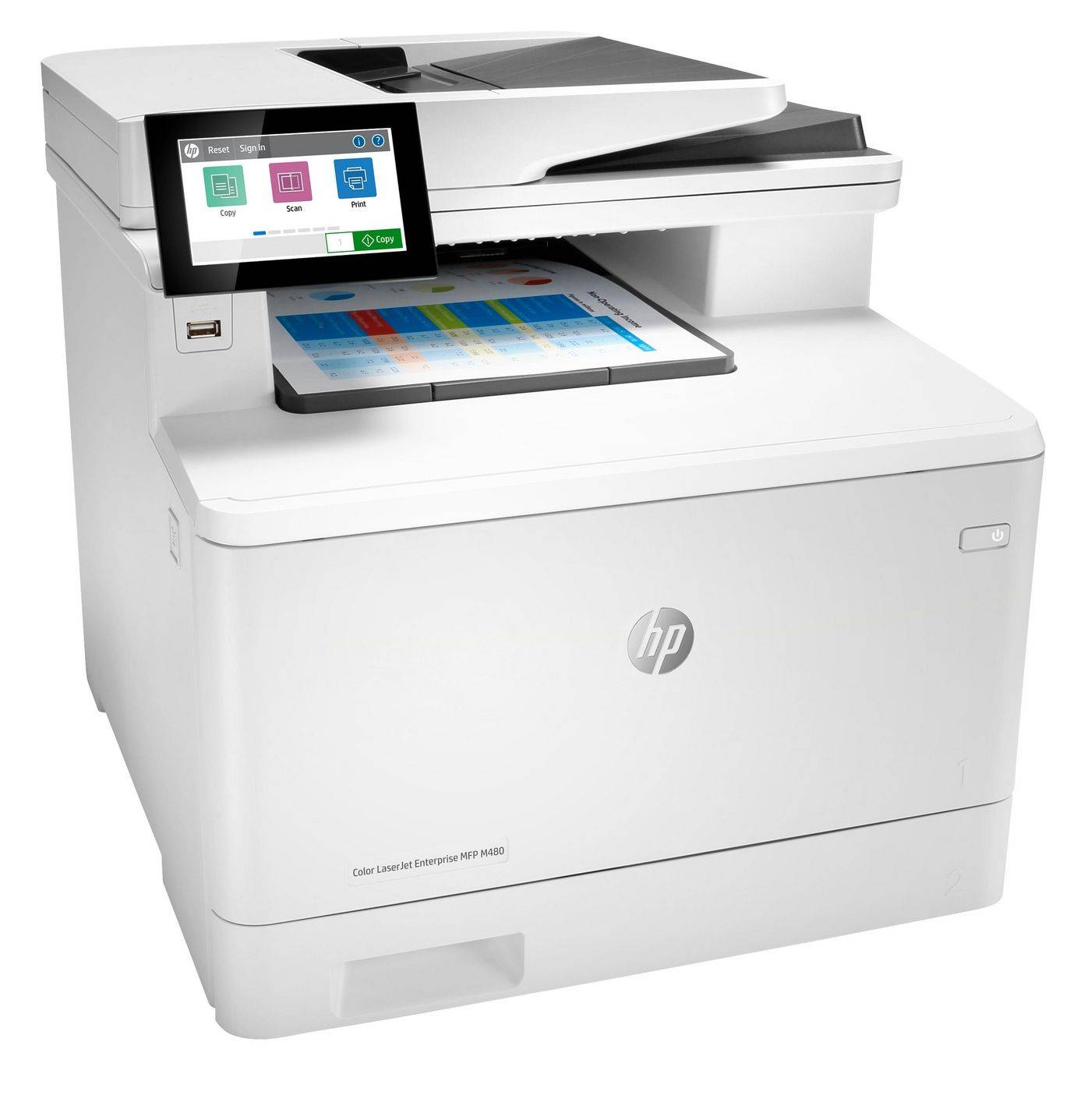 Hewlett Packard Enterprise Color Laserjet Enterprise Mfp (3QA55A)-2