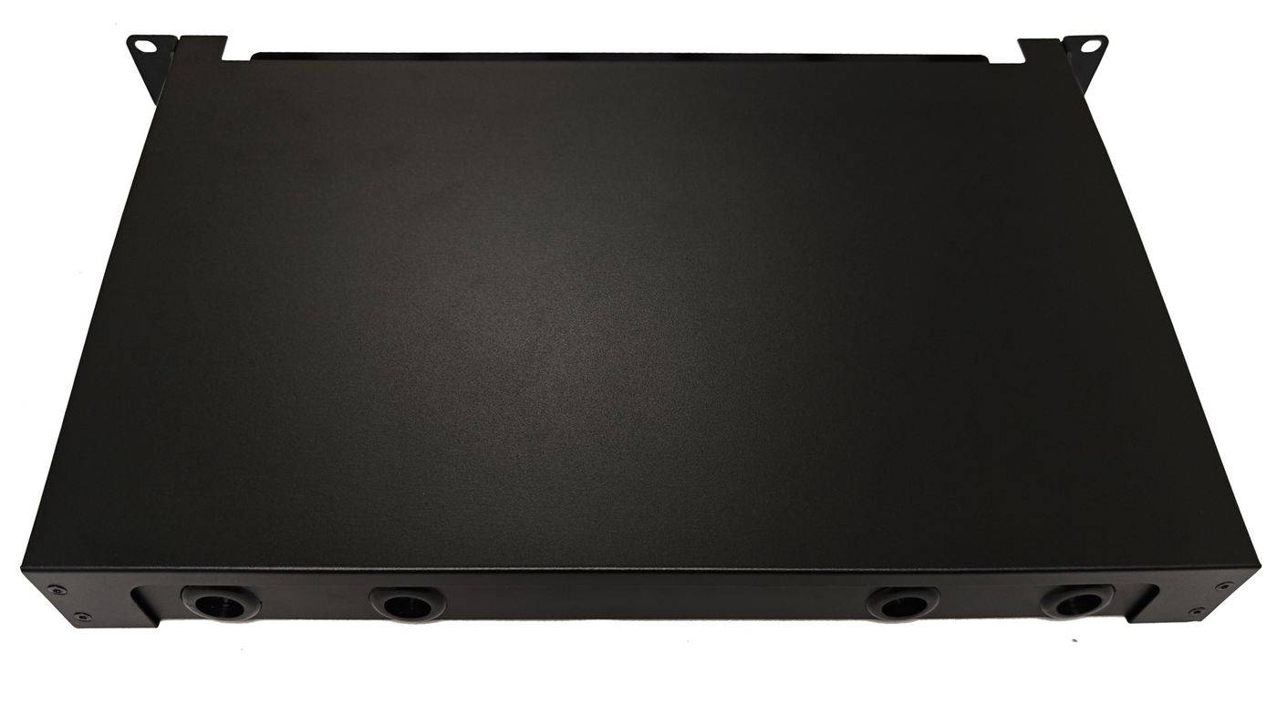 Lanview LVO-101020 Fiber Optic Sliding Panel ODF, 1U, LC, SM OS2, 48 Cores-1
