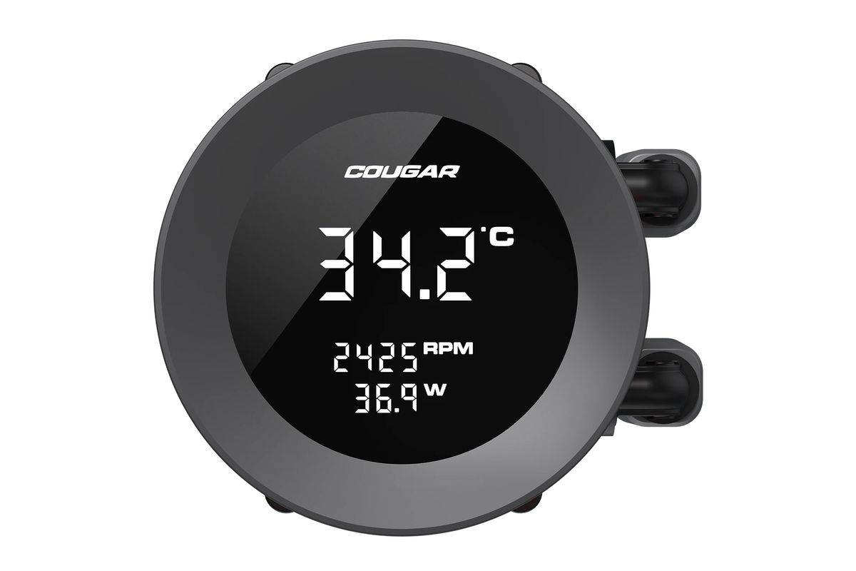 COUGAR RAFF. LIQUIDO POSEIDON VISTEK ARGB 360 1.9'' DISPLAY CGR-PSDVARGB-B-360-1