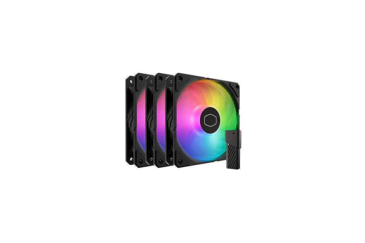Cooler Master SickleFlow Edge Ventola per PC case Multicolore (L x A x P) 120 x 25 x 120 mm incl. Illuminazione LED