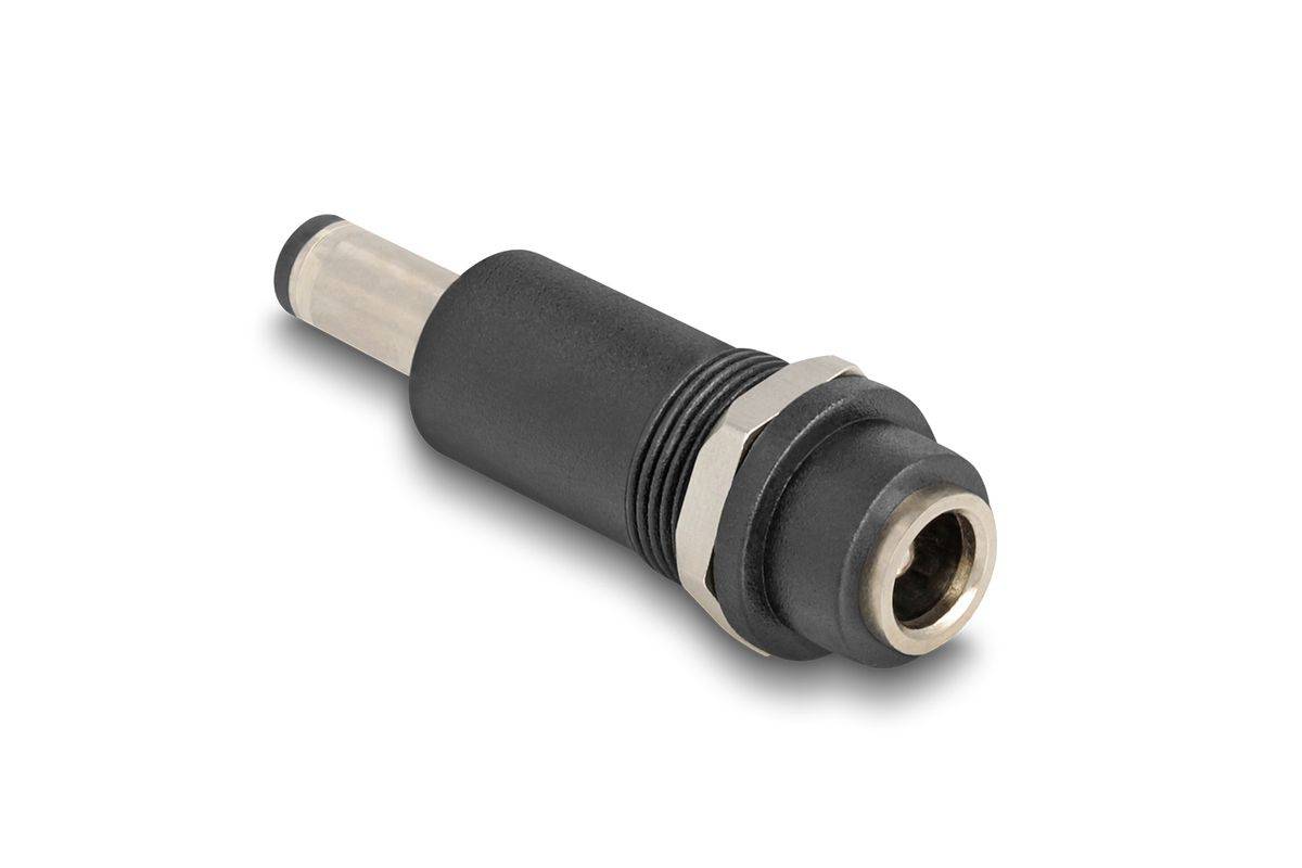 Delock Adapter DC 5.5 x 2.1 mm Buchse zu 5.5 2.5 Stecker (64255)