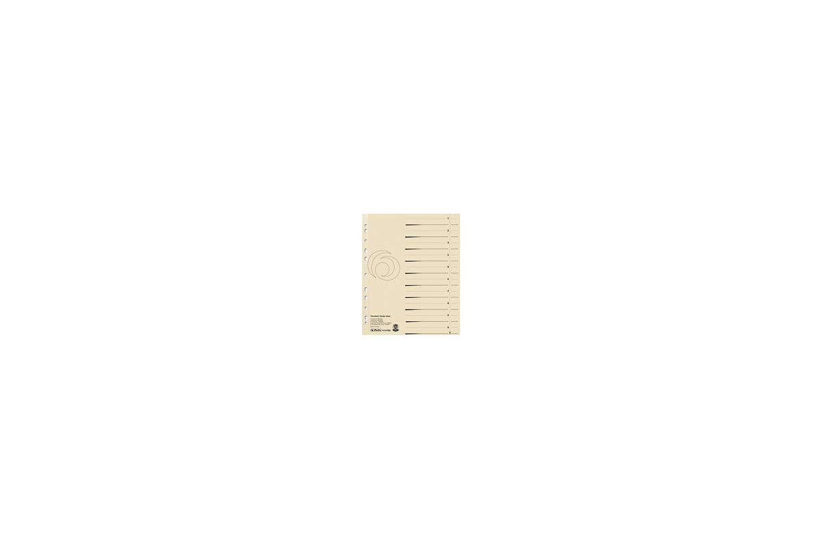 Herlitz Trennblatt A4 ch 50St Druck sw lochverstärkt (5970009)-0