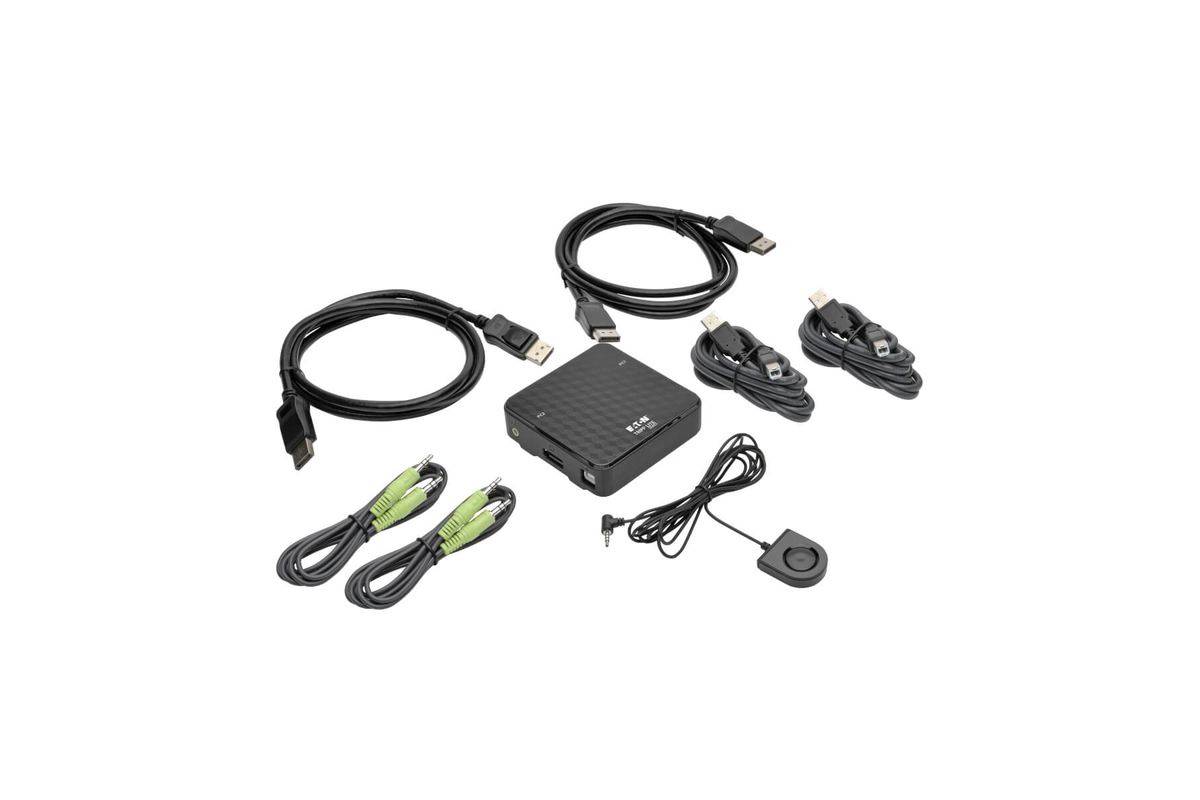 Tripp Lite B004-DP2UA2-K Tastatur/Video/Maus (KVM)-Switch Schwarz (B004-DP2UA2-K)-2