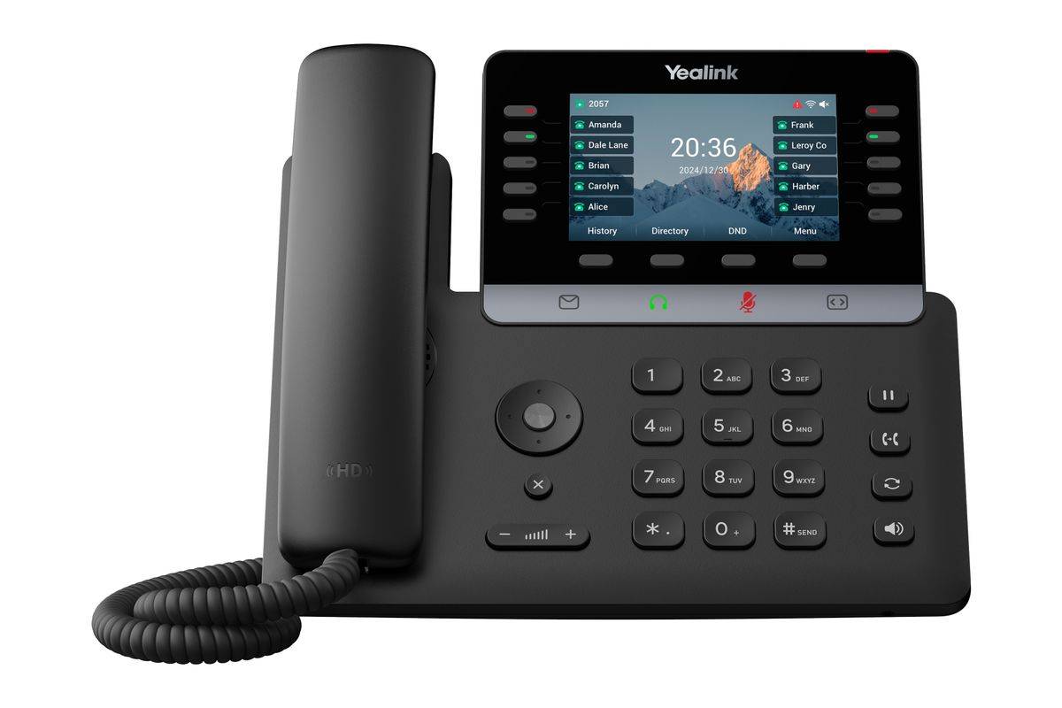 Yealink 1301222 VoIP Phone - SIP -T74U Black-0