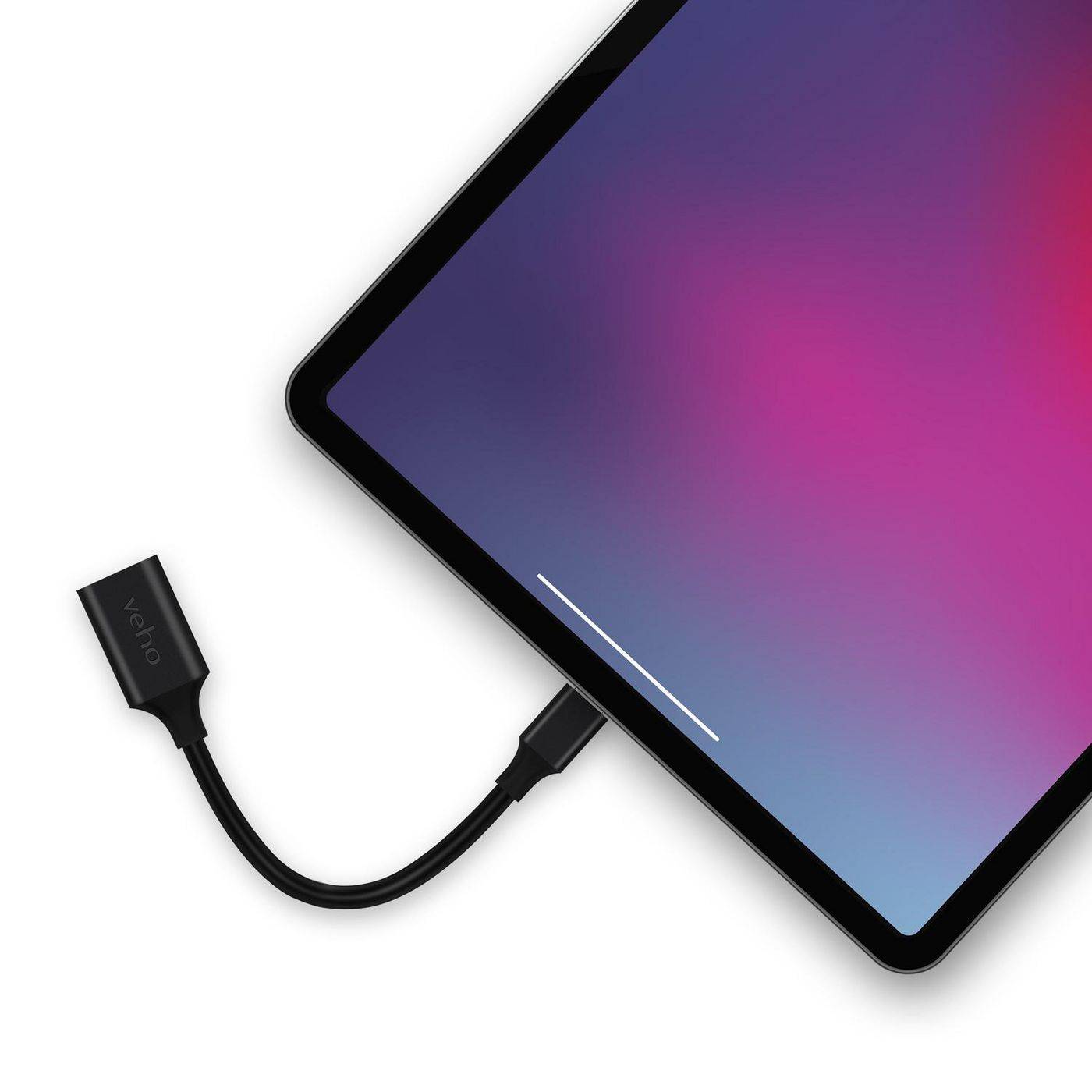 Veho VCL-220-USBCA cavo USB USB 3.2 Gen 1 [3.1 Gen 1] USB C USB A Nero (VCL-220-USBCA)-2