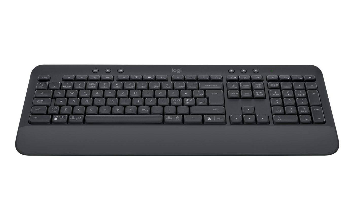 Logitech Signature K650 tastiera RF senza fili + Bluetooth QWERTY Danese, Finlandese, Nordic, Svedese Grafite-4