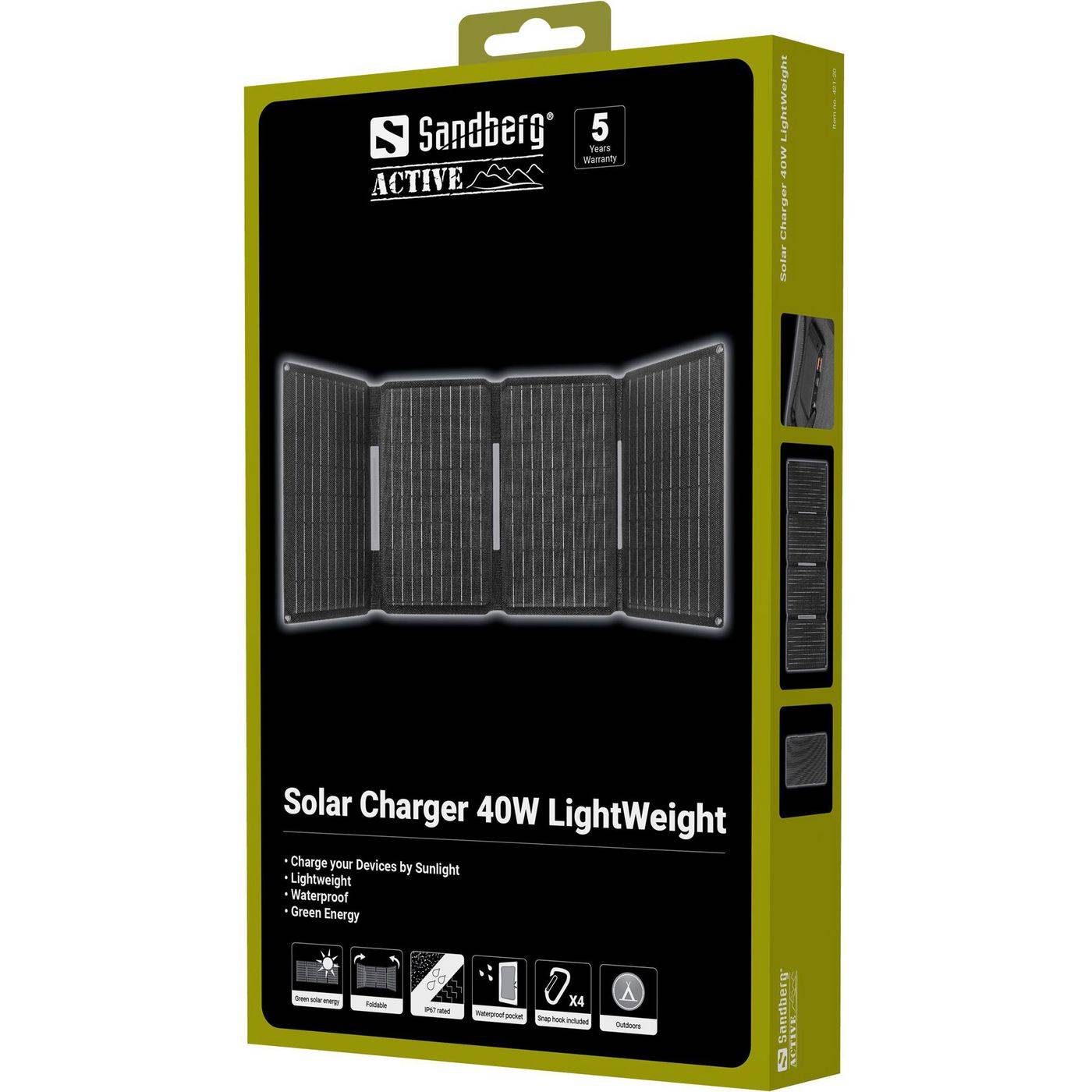 Sandberg 421-20 Solar Charger 40W Lightweight-4