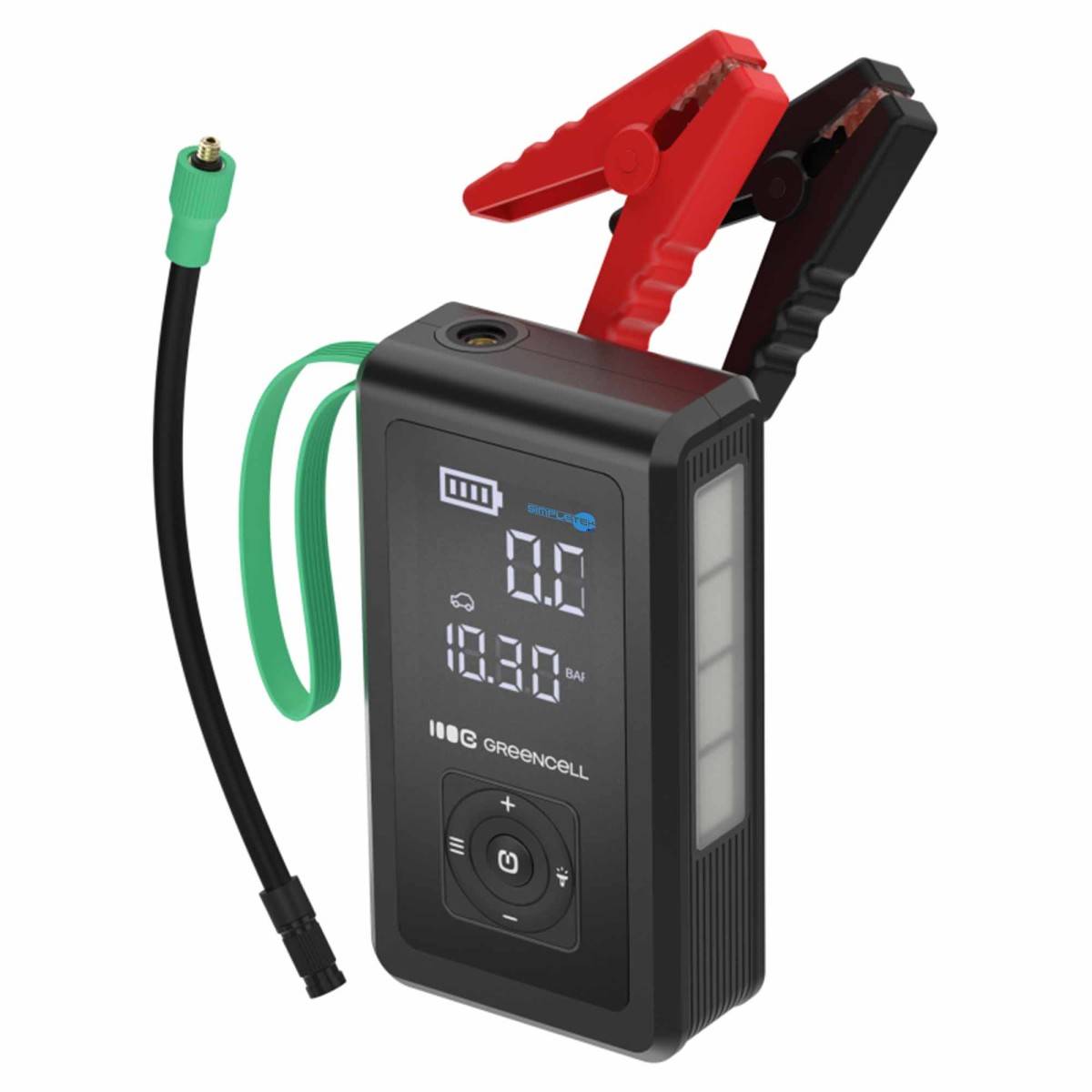 Jump Starter 1000a Con Pompa Compressore Auto Portatile Avviatore Di Emergenza-0