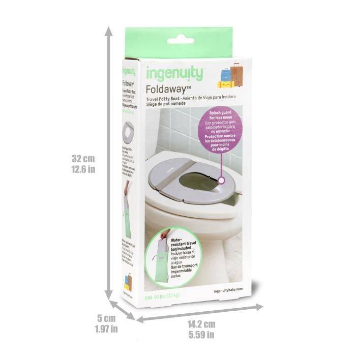 INGENUITY Riduttore universale per WC portatile per bambini, neonati, da viaggio o in movimento. Borsa inclusa, pieghevo-3