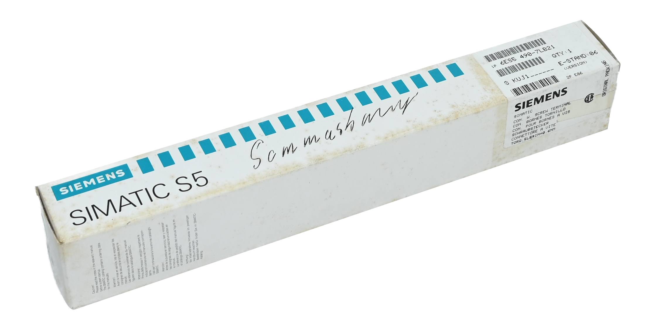 Siemens - 6ES5490-7LB21 - ***Spare part*** SIMATIC S5, Front connector 490 for screw terminal 46-pin-0