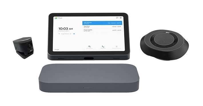 ASUS Google Meet GQE20A - Small/Medium Room Kit - Kit für Videokonferenzen (ePTZ UHD Camera, Freisprechgerät, Touchscree