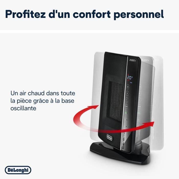 Riscaldamento Ceramico Elettrico DeLonghi Nero 2400 W-2