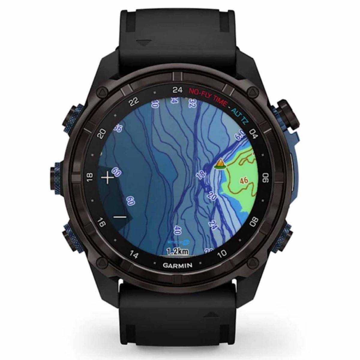 Garmin Descent Mk3i 51mm Smartwatch Titanio Nero Dlc Cinturino Silicone-2