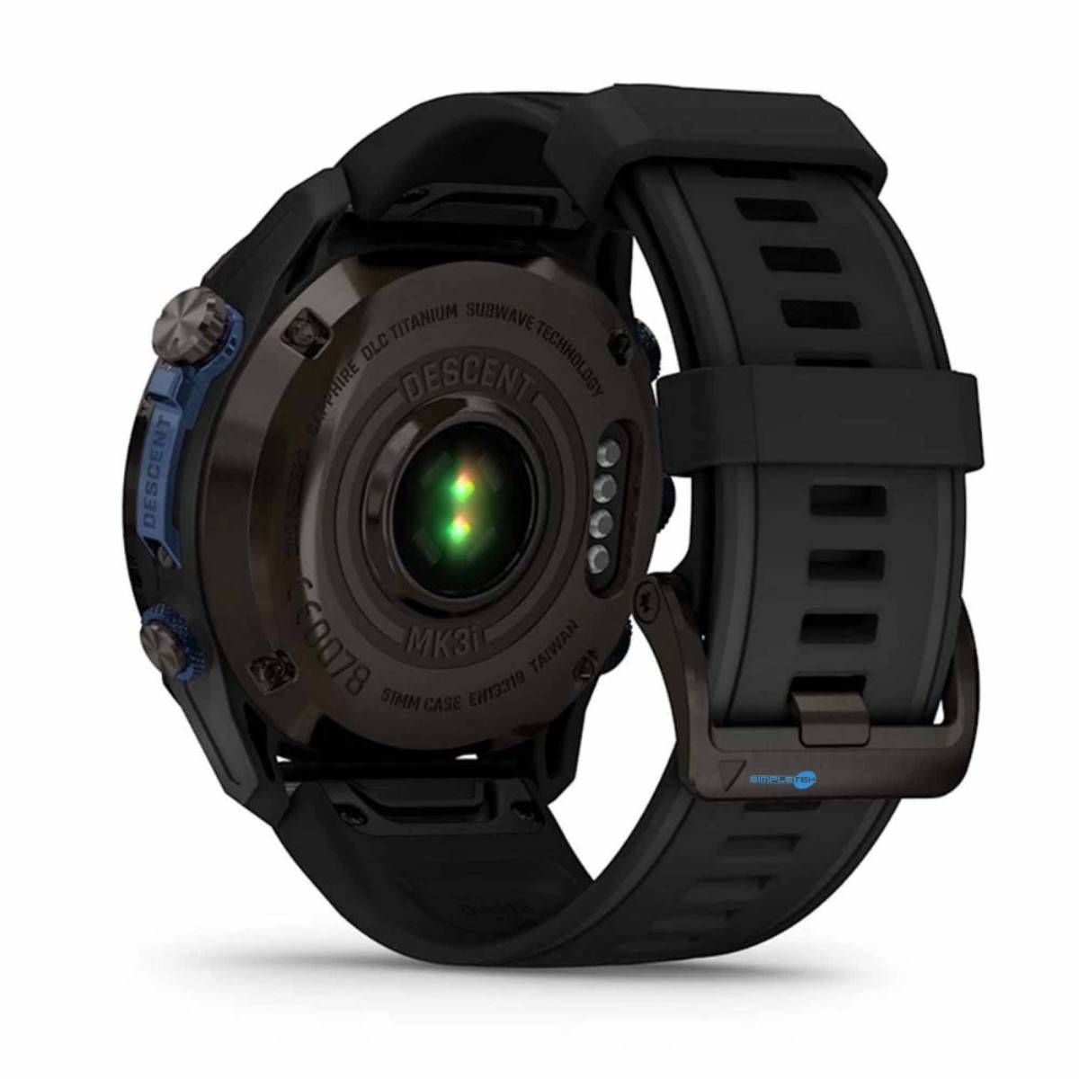 Garmin Descent Mk3i 51mm Smartwatch Titanio Nero Dlc Cinturino Silicone-4