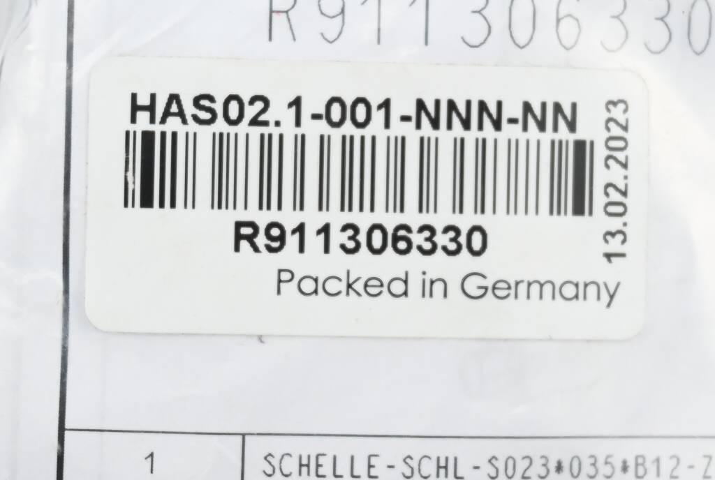 Bosch Rexroth - R911306330 - Rexroth Bosch Schirmanschlussblech HAS02.1-001-NNN-NN | R911306330-2