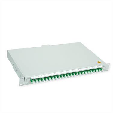 Telegärtner TELEGÄRTNER BASIS V LWL-Panel mit Kupplu    Fibra di vetro; 1 U Grigio