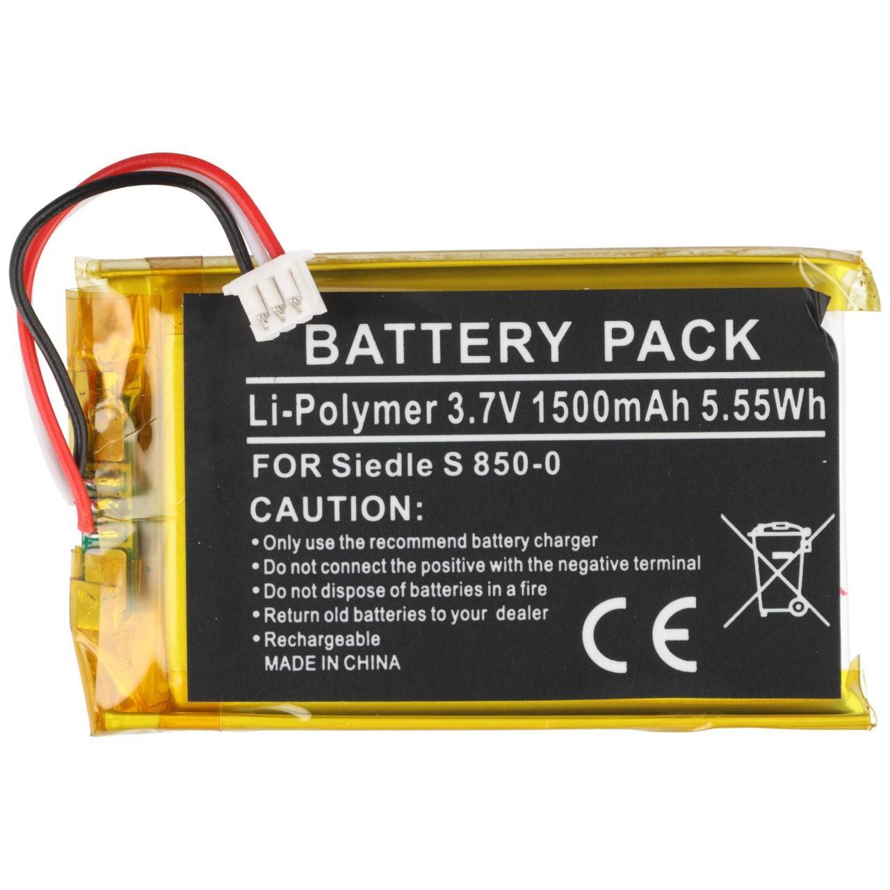 Batteria adatta per Siedle S 850-0 3,7 Volt 1500mAh 5,55 Wh-2