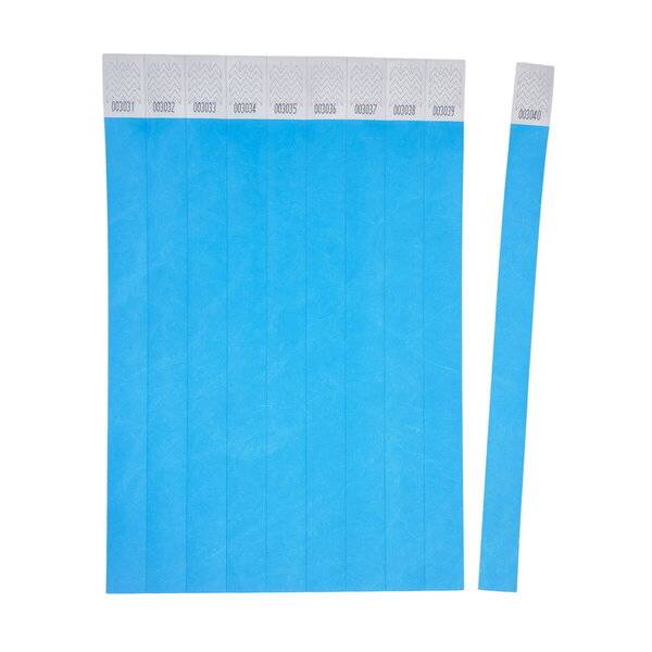 BRACCIALETTI TYVEK BLU FLUO
