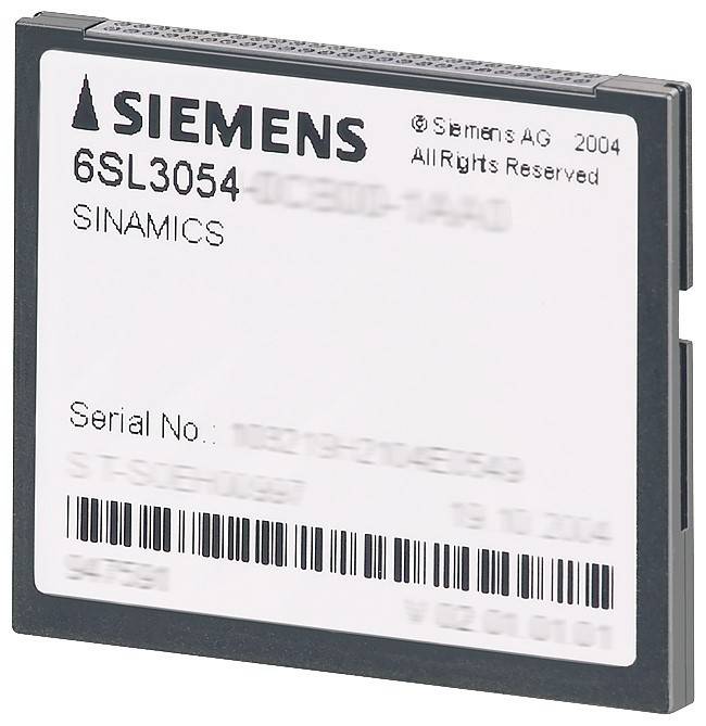 Parte di ricambio SINAMICS S120 CompactFlash Card con opzione firmware di espansione delle-0