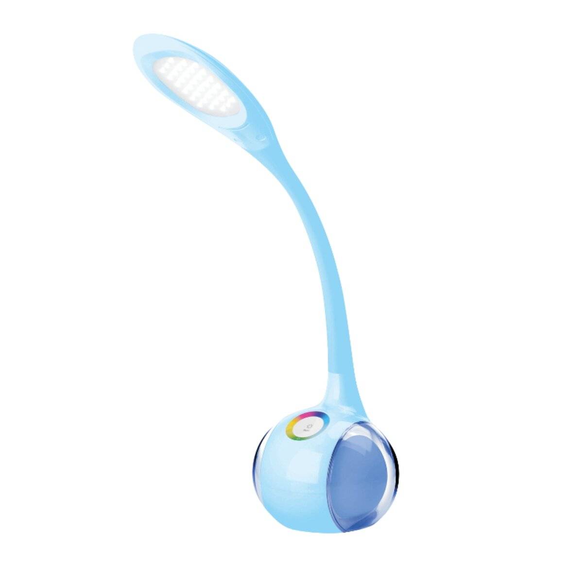 Lampada da scrivania a LED Platinum PDL20 da 6W con luce notturna blu-1