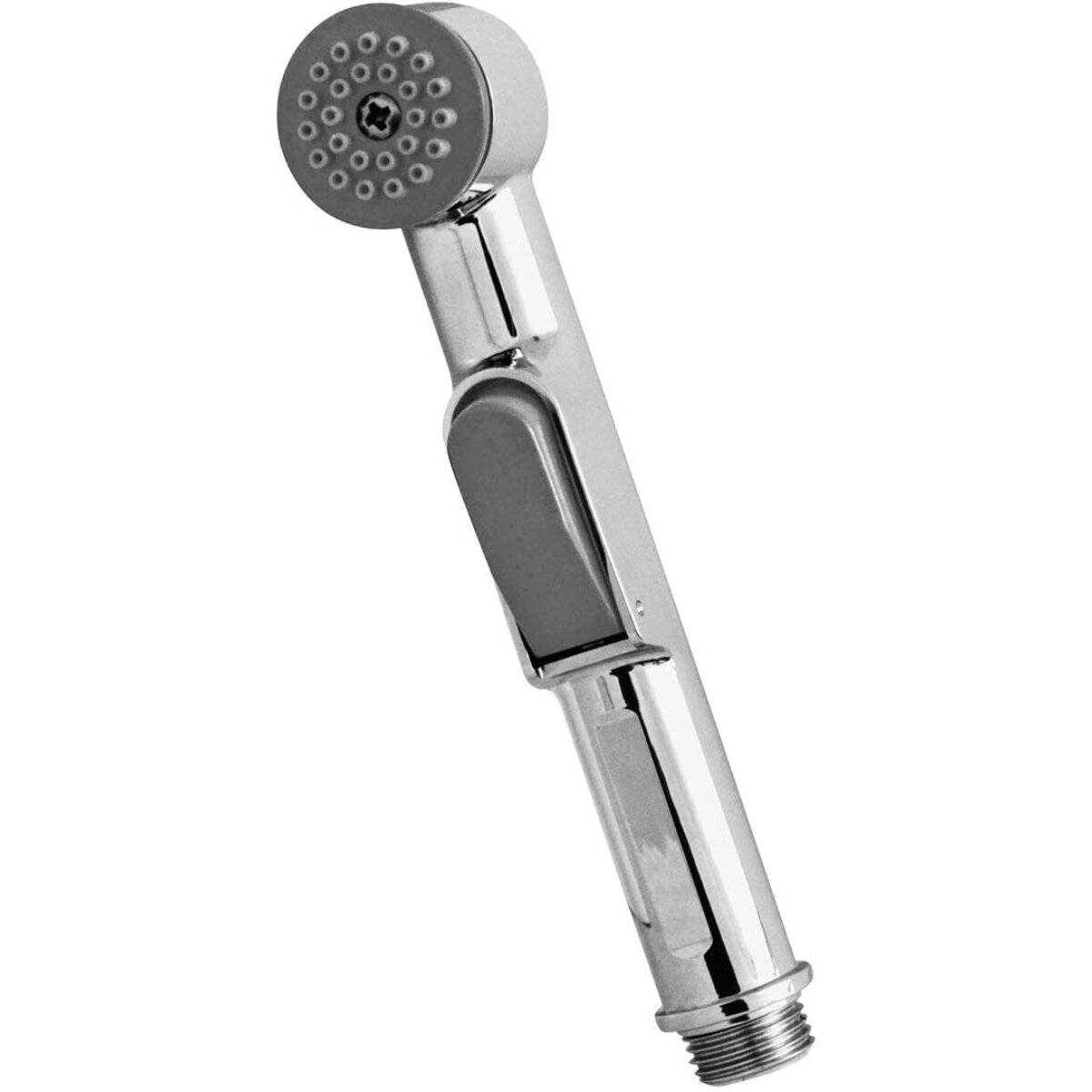 Doccetta piccola Ridder con interruttore, cromata, Ø 3,2 cm, soffione con supporto a parete-0