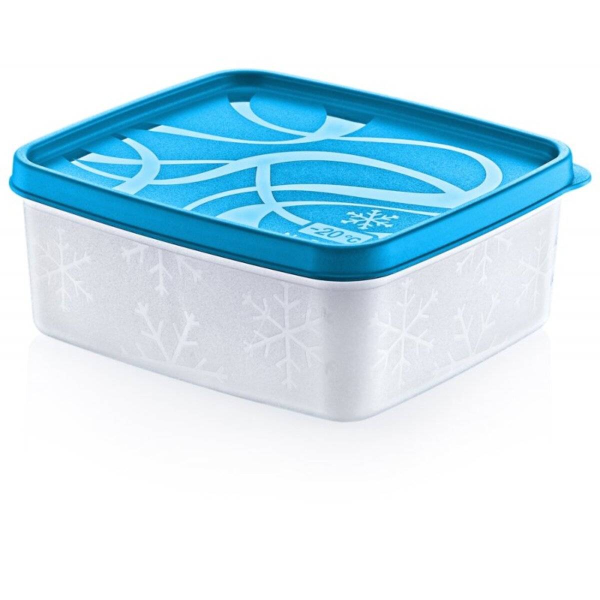 Contenitore per alimenti Alaska con funzione di congelamento rapido - Contenitore blu da 650 ml-0