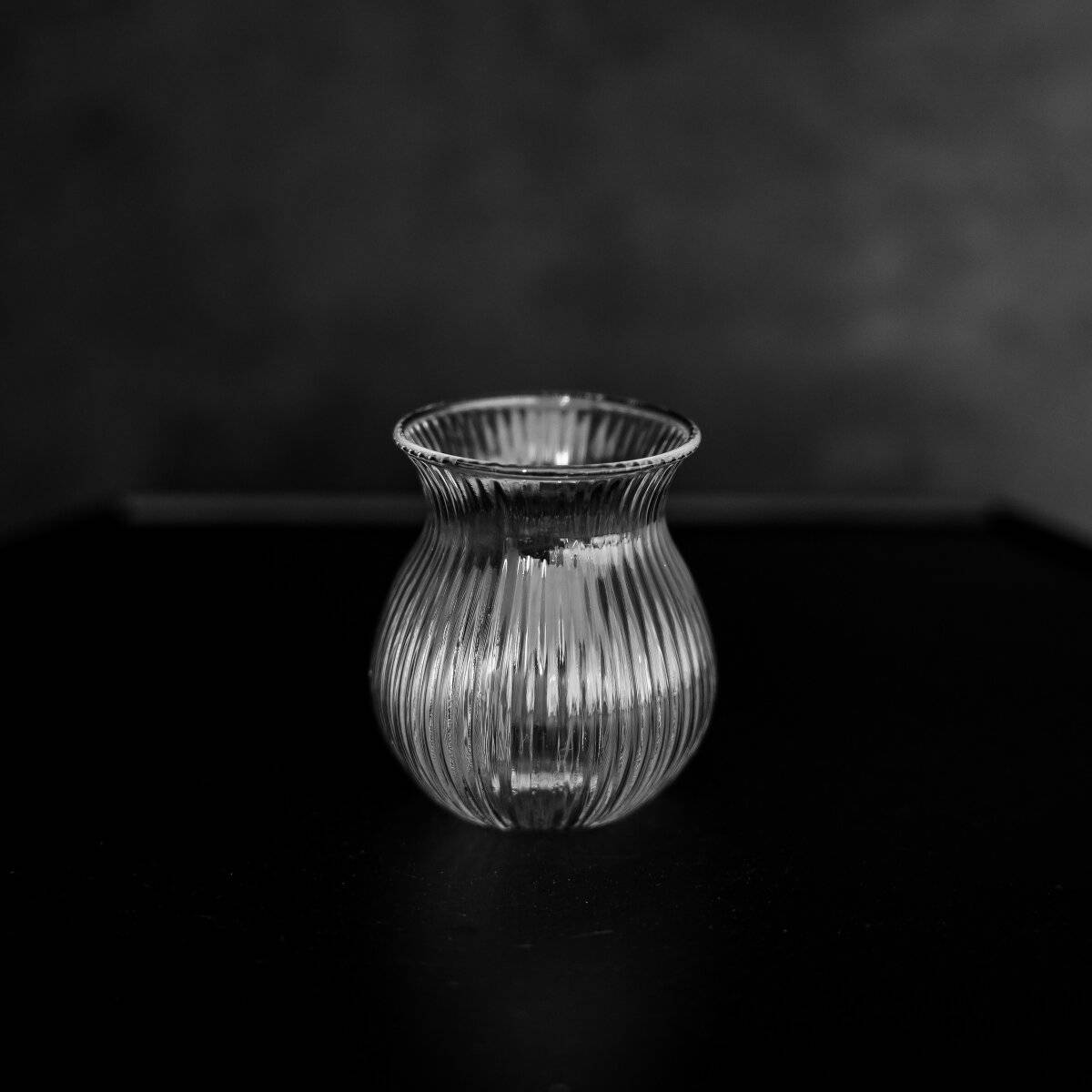 Mini bicchieri da tè, 100 ml - set da 6 pezzi con design a coste-2
