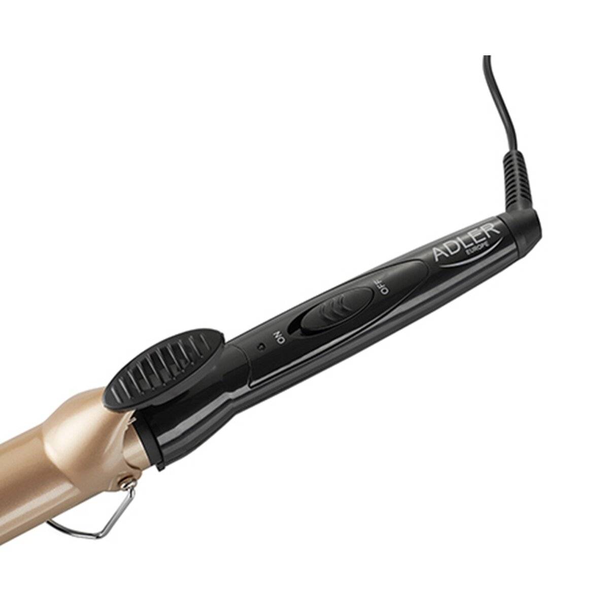 Ferro arricciacapelli Adler AD 2112 da 32 mm con rivestimento in ceramica e cavo girevole a 360°.-2