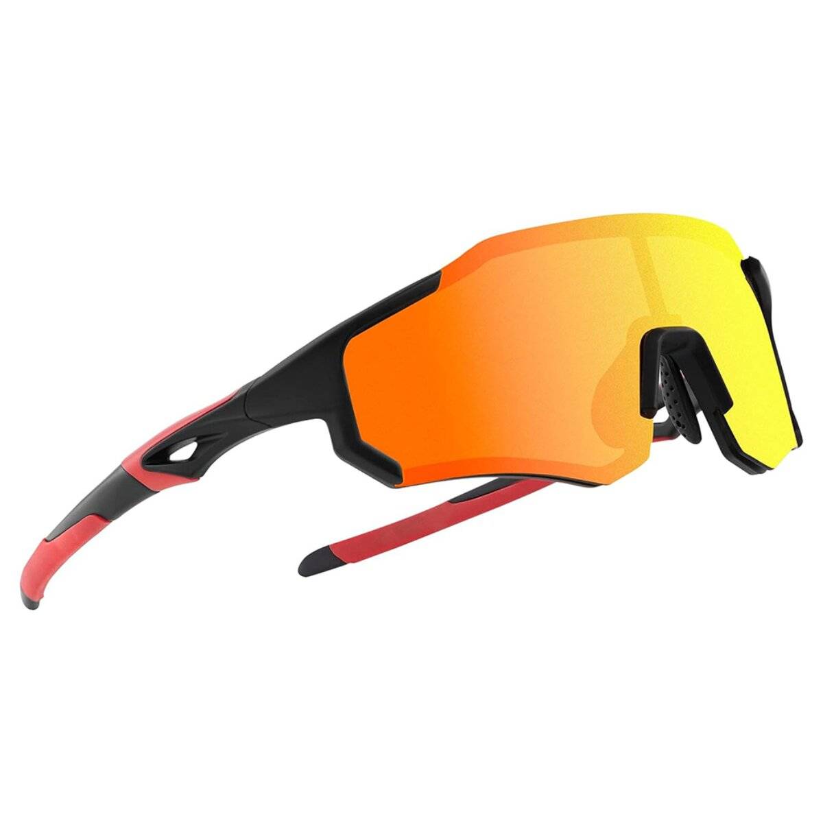 Occhiali da ciclismo polarizzati Rockbros, rossi-1