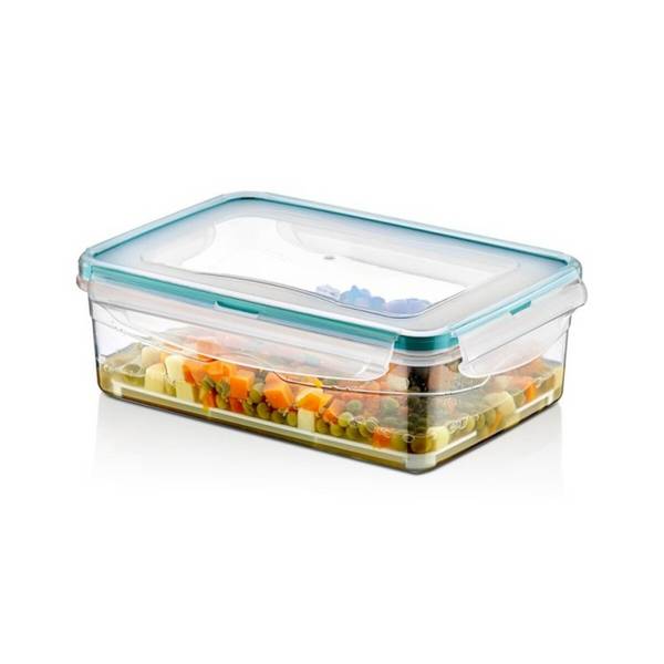 Contenitore per alimenti da 1,4 L - ermetico e a prova di perdite con chiusura a scatto, turchese