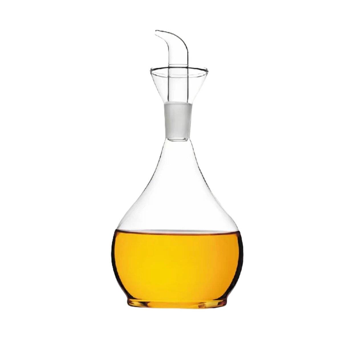 Flacone per olio Clara con beccuccio in vetro borosilicato - 1000 ml-0
