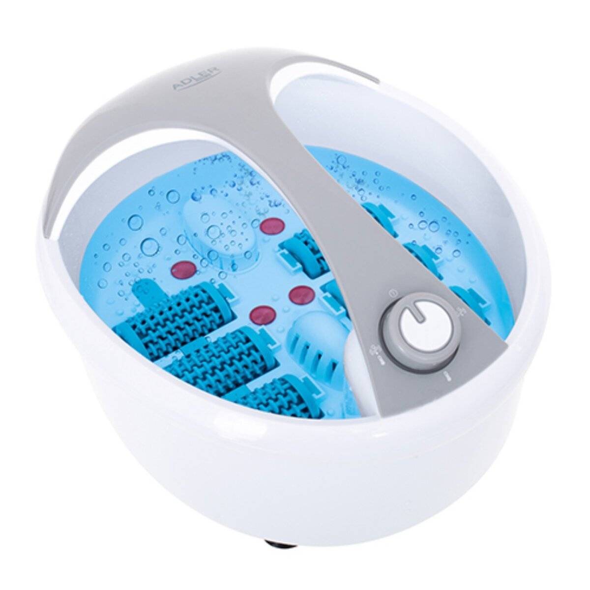 Massaggiatore plantare Adler AD 2177 con funzione riscaldante e idromassaggio, 450 W - 5,6 litri-0