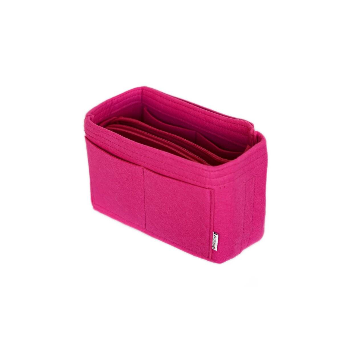 Inserto organizer in feltro per borse con scomparti, fucsia, taglia XS-0