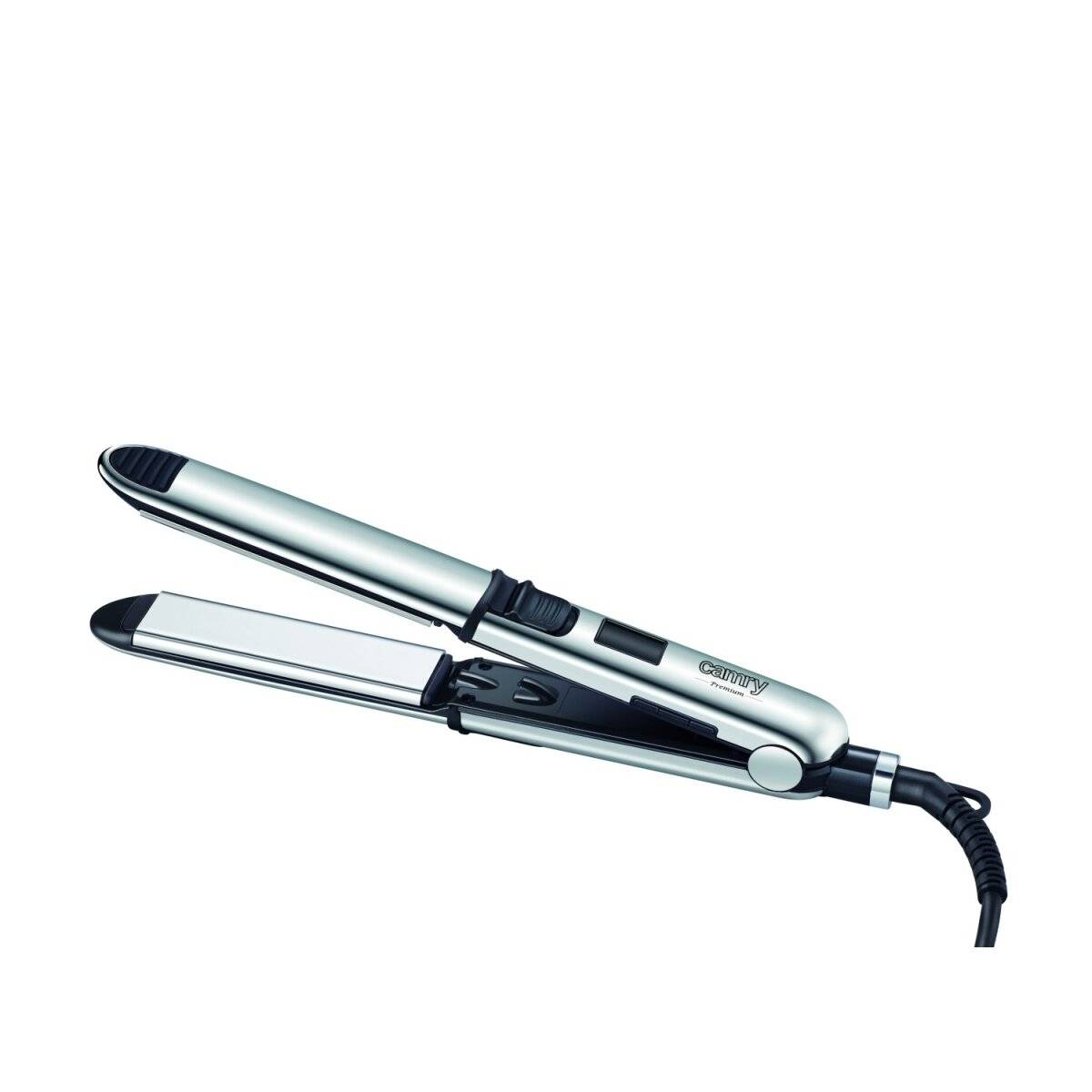 Piastra per capelli Camry CR 2320, 130–230 °C con display LCD e 6 impostazioni di temperatura, 500 W.-0