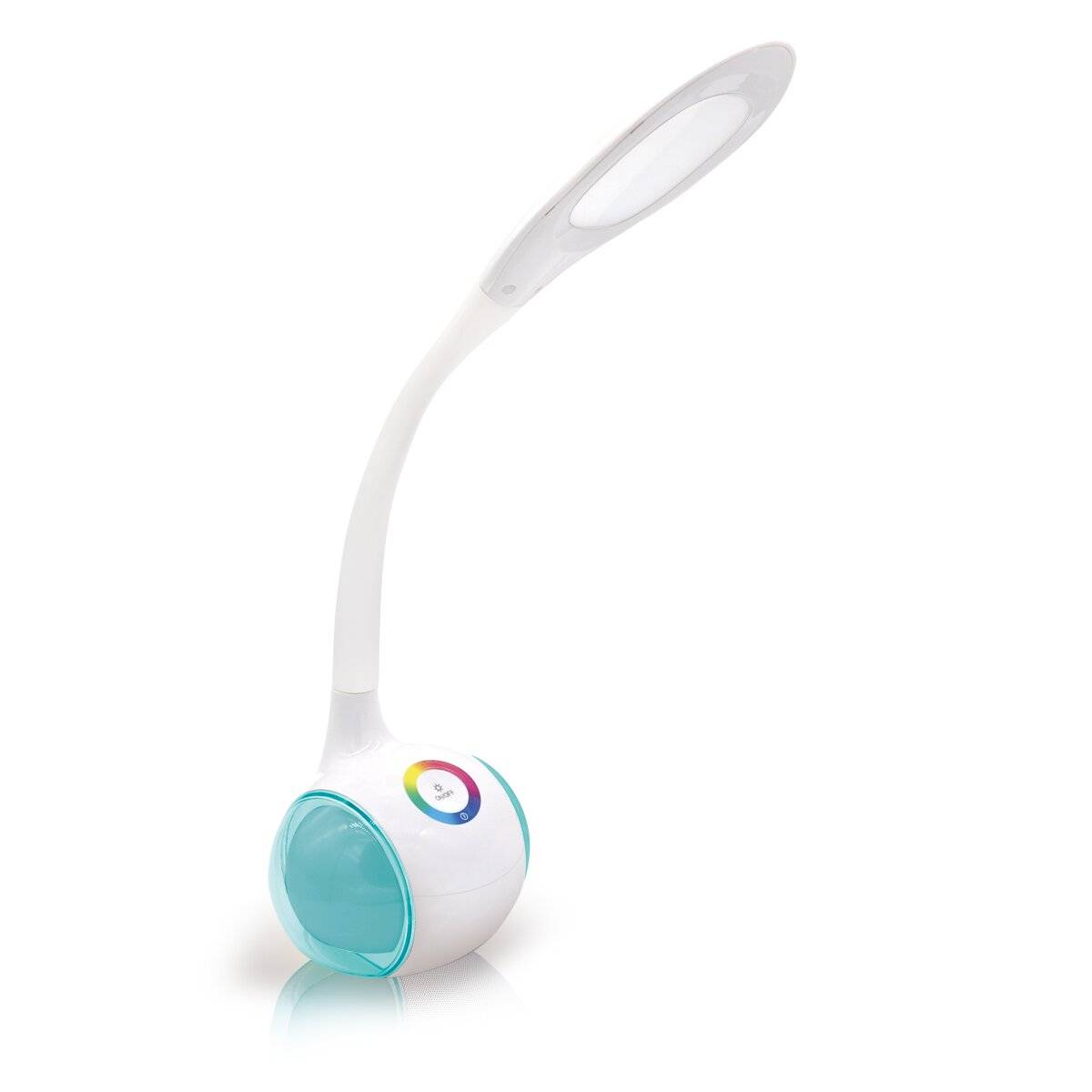 Lampada da scrivania a LED Platinum PDL20BAT con batteria RGB da 2400 mAh.-0
